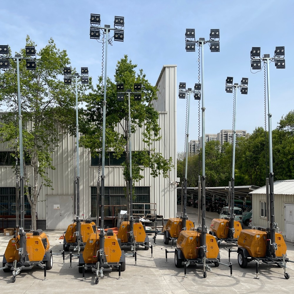 如何操作9米移動照明車及啟動前的注意事項